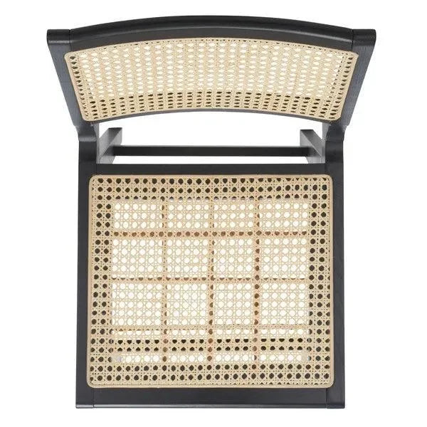 Hattie Wood Counter Stool in Black - The Mayfair Hall