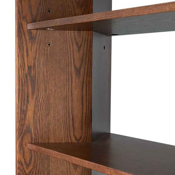 Norrington Wood 5 Shelf Bookshelf in Walnut