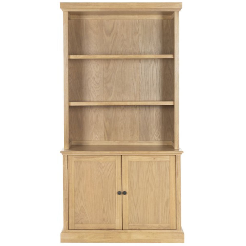 Haylina 4 Shelf Wood Bookcase in Natural