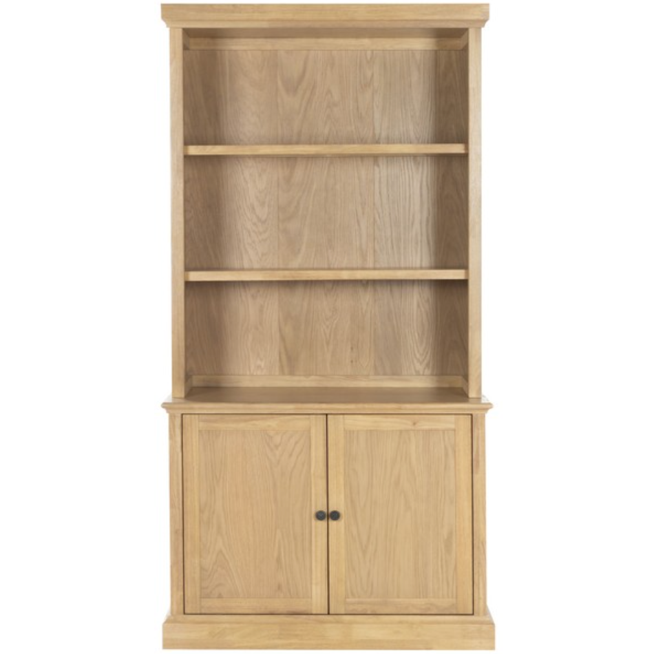 Haylina 4 Shelf Wood Bookcase in Natural