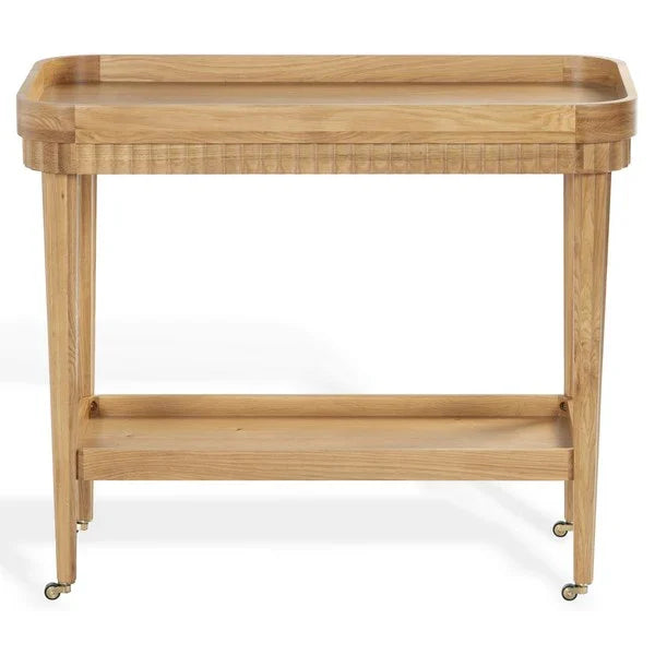 Feliciabriana Wood Bar Cart in Natural