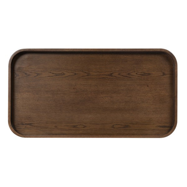 Feliciabriana Wood Bar Cart in Walnut