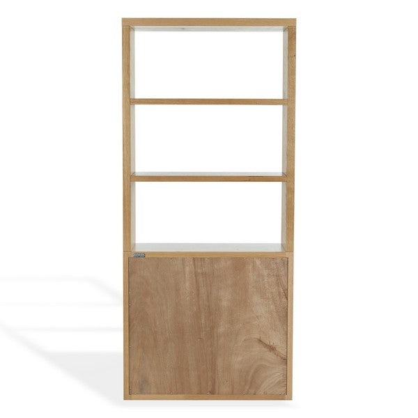 Elanna Wood 4 Shelf Bookcase in Natural