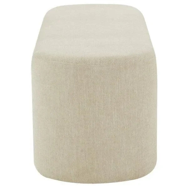 Dallyce Linen Bench in Beige - The Mayfair Hall