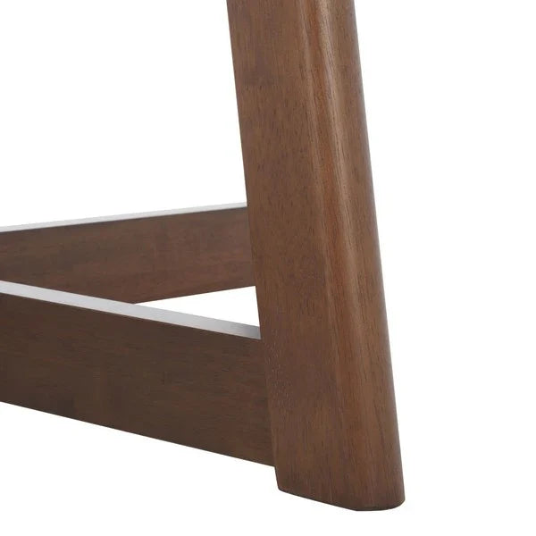 Jessbrina Round Wood Dining Table in Walnut