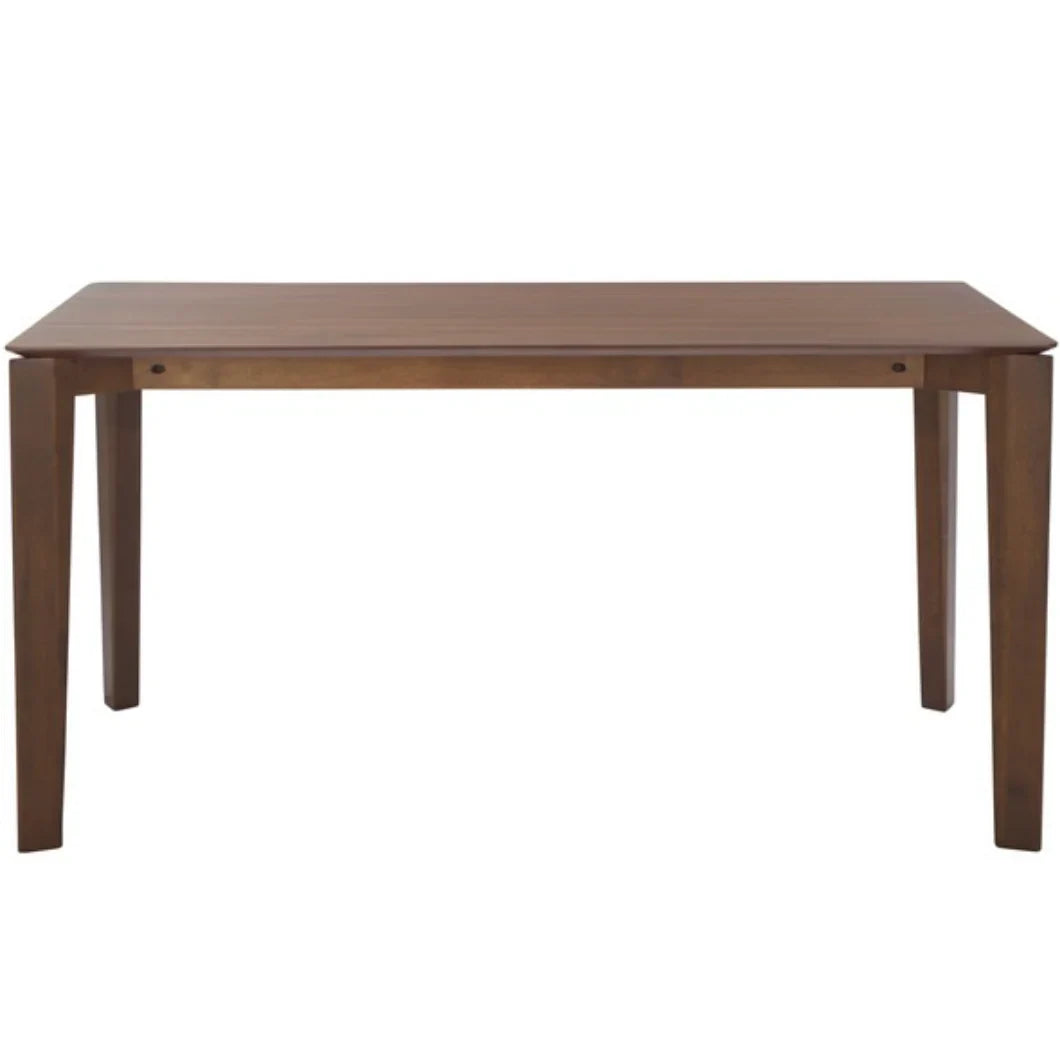 Alyssamarie Rectangle Wood Dining Table in Walnut