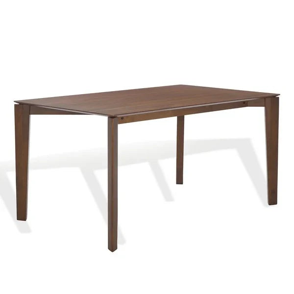 Alyssamarie Rectangle Wood Dining Table in Walnut