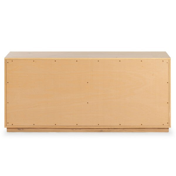 Zeus 6 Drawer Dresser in Natural