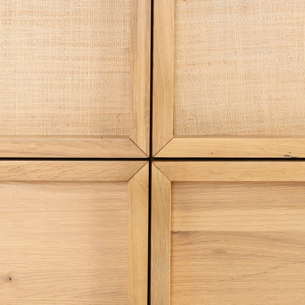 Zeus 6 Drawer Dresser in Natural