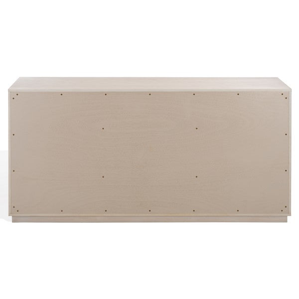 Zeus 9 Drawer Dresser in Light Gray
