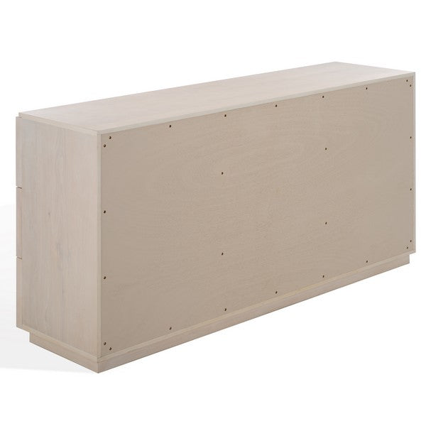 Zeus 9 Drawer Dresser in Light Gray