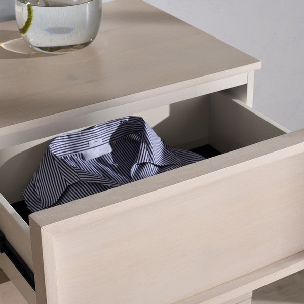 Zeus 9 Drawer Dresser in Light Gray