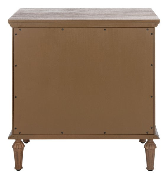 Lisabet 1 Drawer Wood Nightstand in Brown