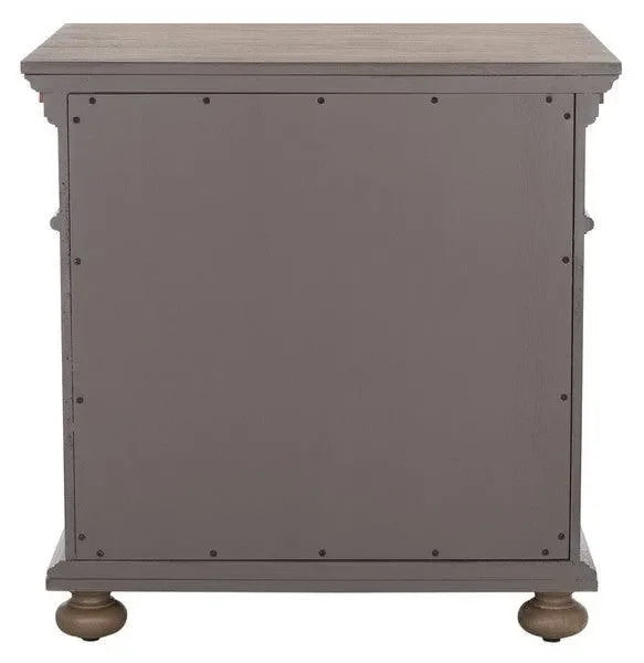 Allisyn Wood Drawer Nightstand in Light Brown - The Mayfair Hall