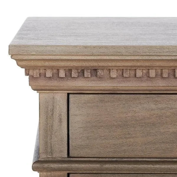 Allisyn Wood Drawer Nightstand in Light Brown - The Mayfair Hall