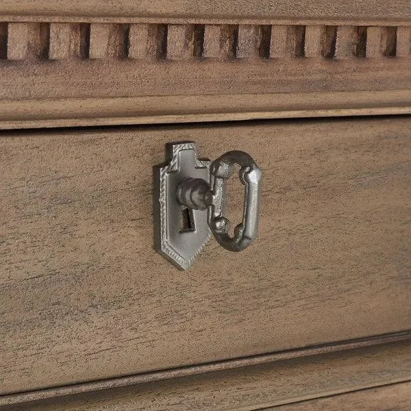 Allisyn Wood Drawer Nightstand in Light Brown - The Mayfair Hall