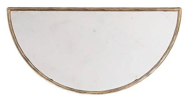 Jessa Forged Metal Console Table in Brass - The Mayfair Hall