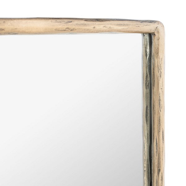 Trish Brass Rectangle Metal Mirror