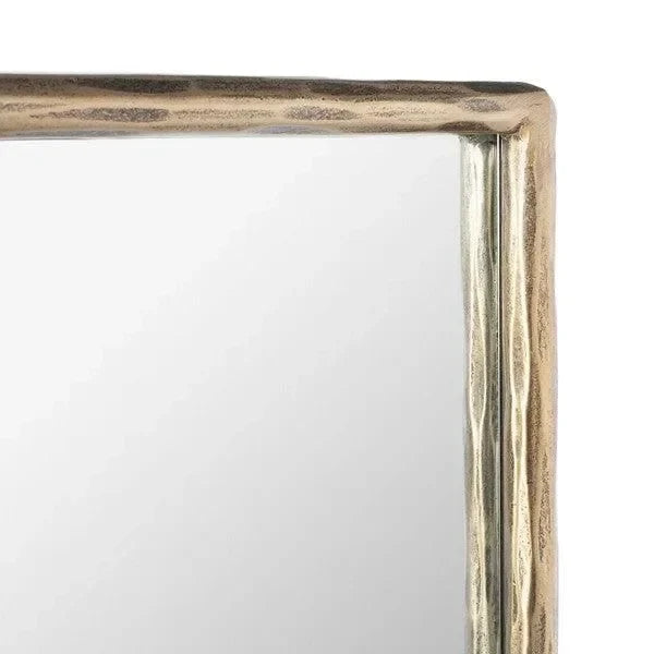 Trish Iron Mirror in Brass - The Mayfair Hall
