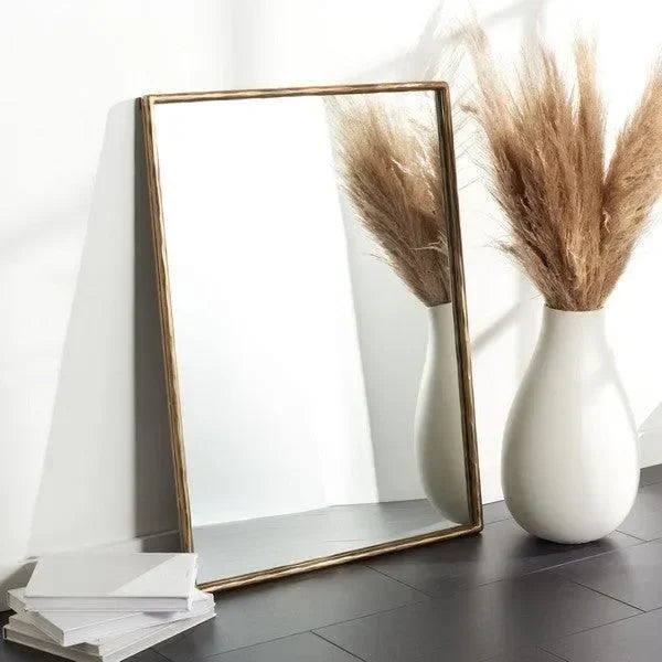 Trish Iron Mirror in Brass - The Mayfair Hall