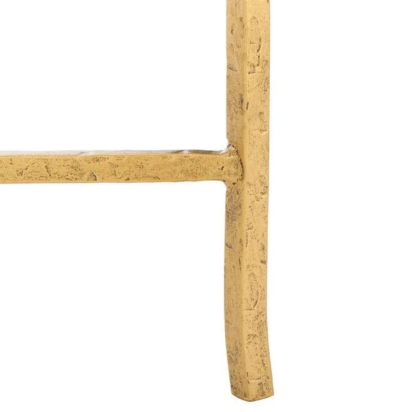 Tauri Forged Metal Coffee Table in Brass - The Mayfair Hall