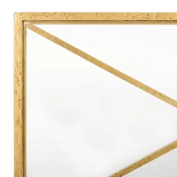 Tauri Forged Metal Coffee Table in Brass - The Mayfair Hall