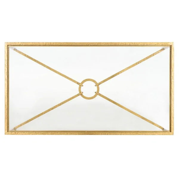 Tauri Forged Metal Coffee Table in Brass - The Mayfair Hall