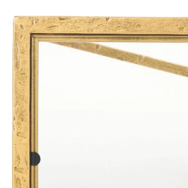 Tauri Forged Metal Console Table in Brass - The Mayfair Hall