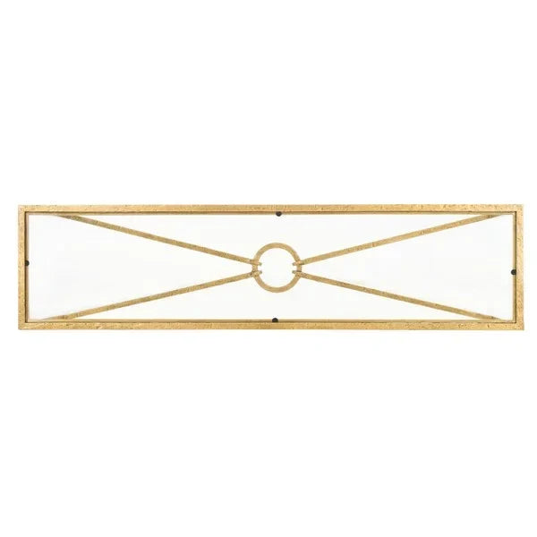 Tauri Forged Metal Console Table in Brass - The Mayfair Hall