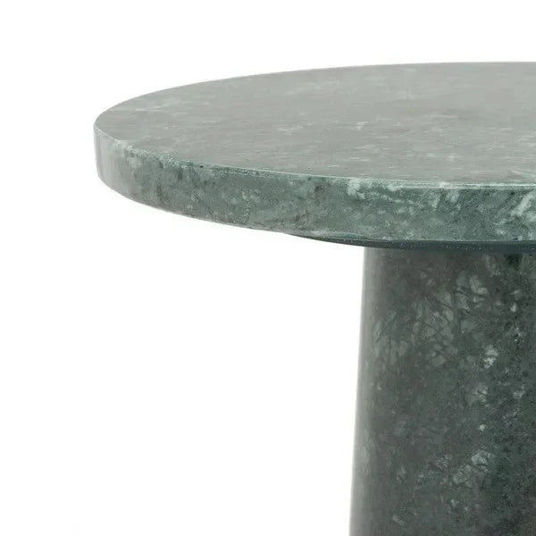 Valentia Marble Accent Table in Green - The Mayfair Hall