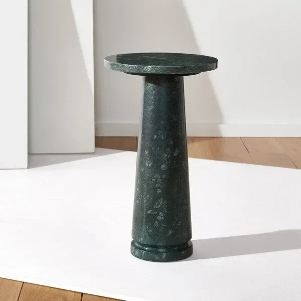 Valentia Marble Accent Table in Green - The Mayfair Hall