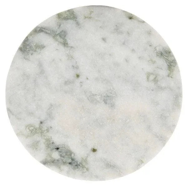 Giabella Marble Accent Table in White - The Mayfair Hall