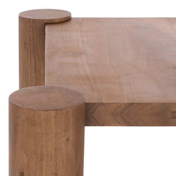 Trescott Square Wood Coffee Table in Walnut