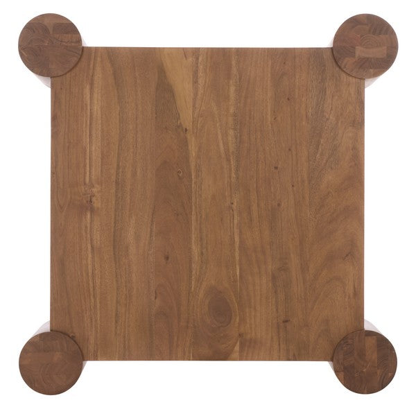 Trescott Square Wood Coffee Table in Walnut