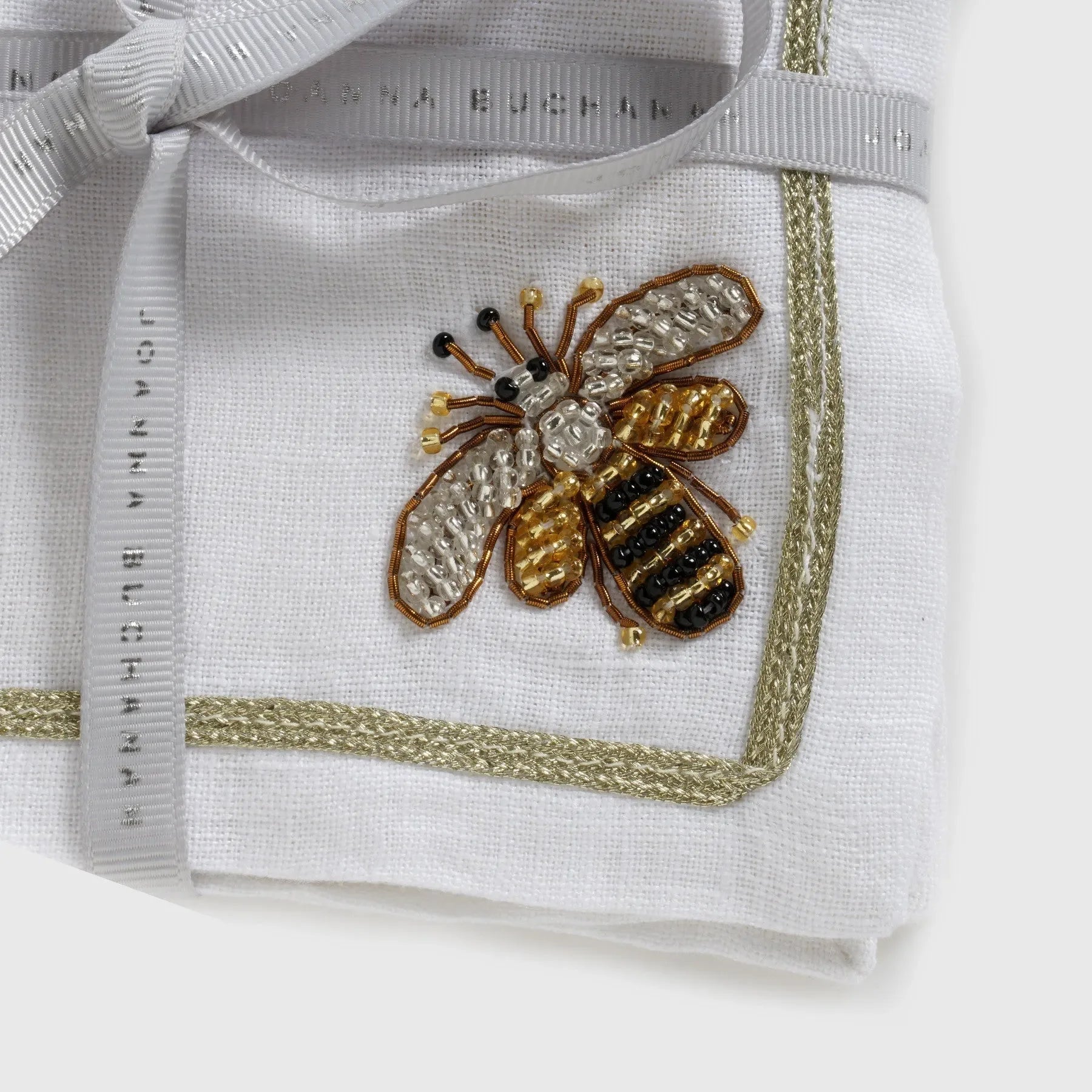 Stripey bee cocktail napkins - The Mayfair Hall