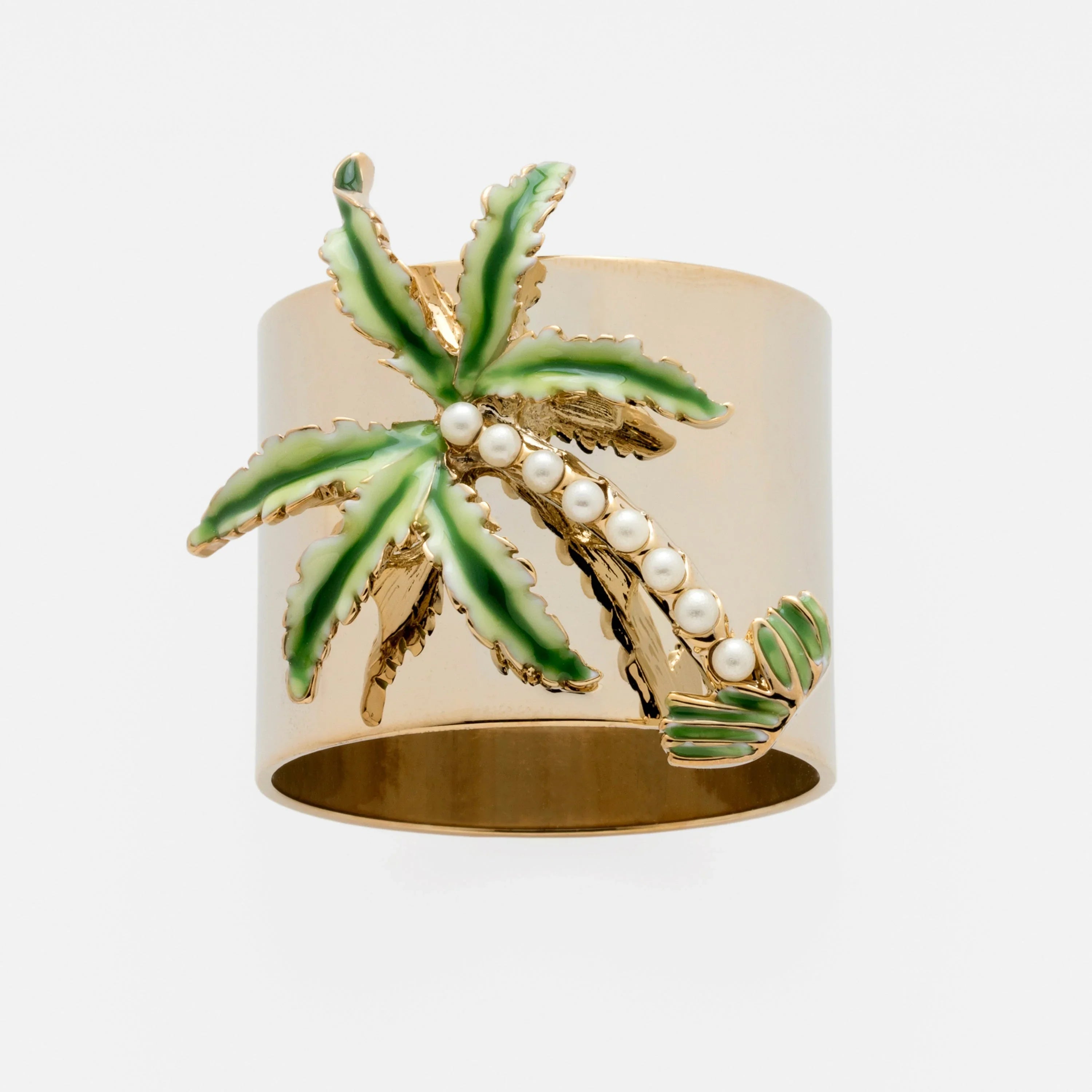 Palm tree napkin rings, set of two - The Mayfair Hall