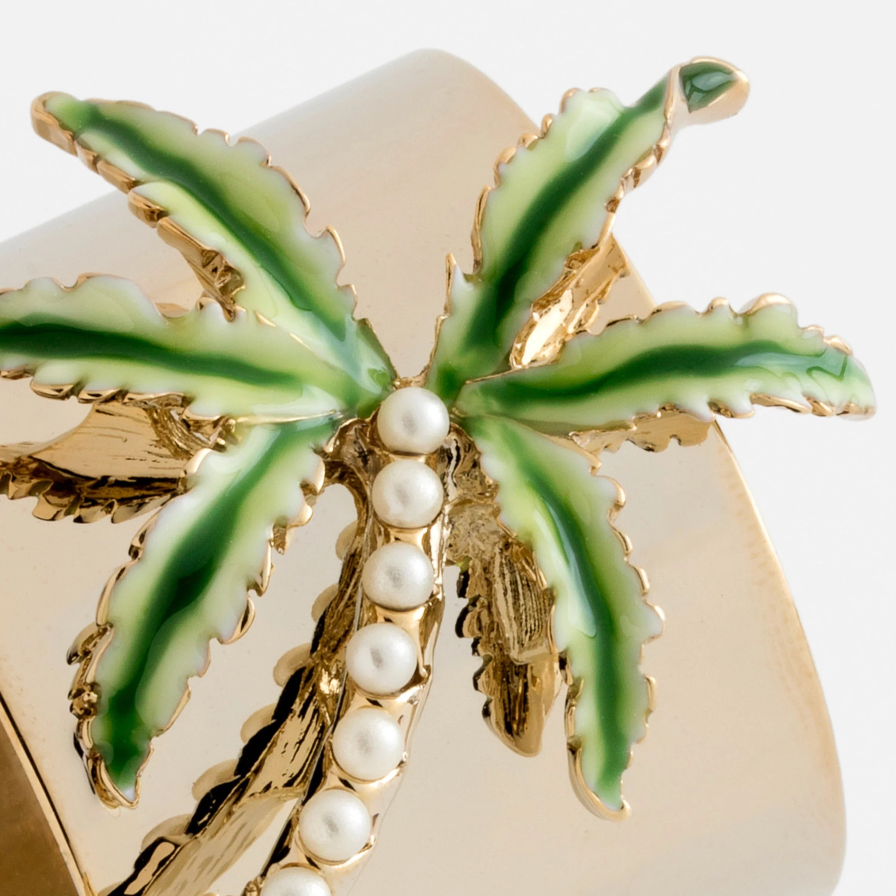 Palm tree napkin rings, set of two - The Mayfair Hall