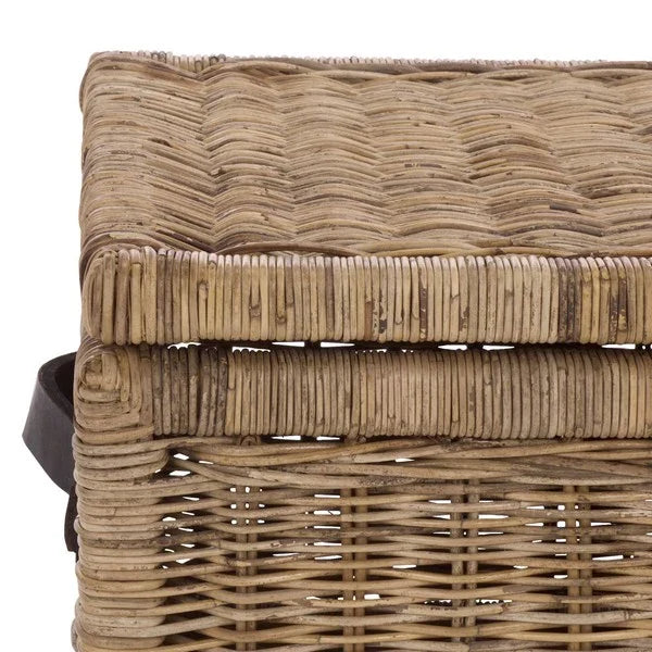 Sanaki Wood Storage Bin in Natural