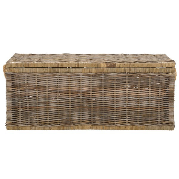 Elyse Rattan Trunk in Natural Unfinished