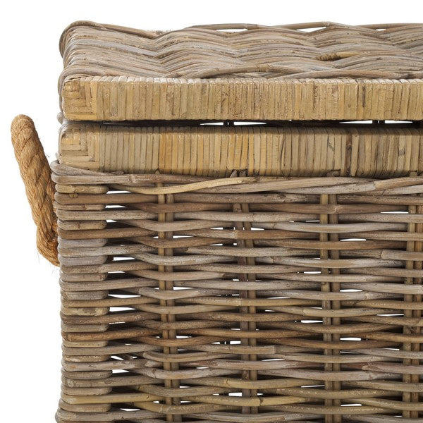 Elyse Rattan Trunk in Natural Unfinished