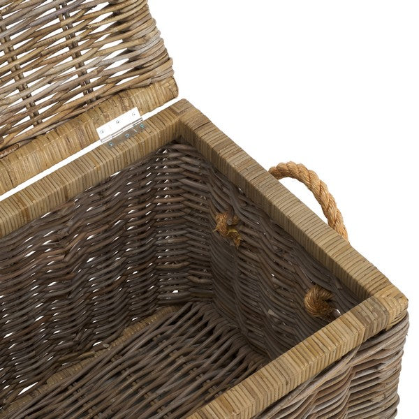 Elyse Rattan Trunk in Natural Unfinished