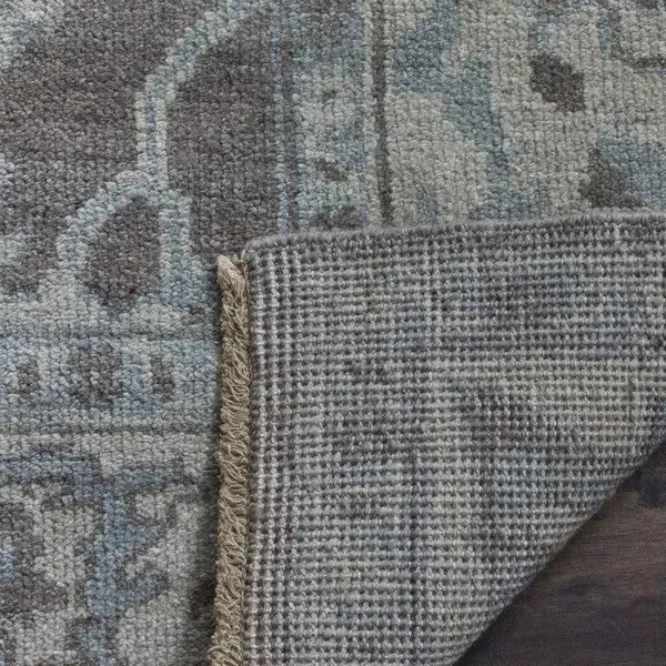 Sivas Wool Rug in Gray and Ivory - The Mayfair Hall