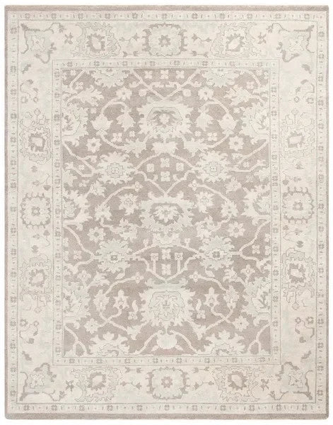 Sivas Wool Rug in Gray and Ivory - The Mayfair Hall