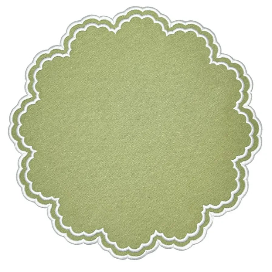 Bettina Placemat - Sage (Set of 4) - The Mayfair Hall