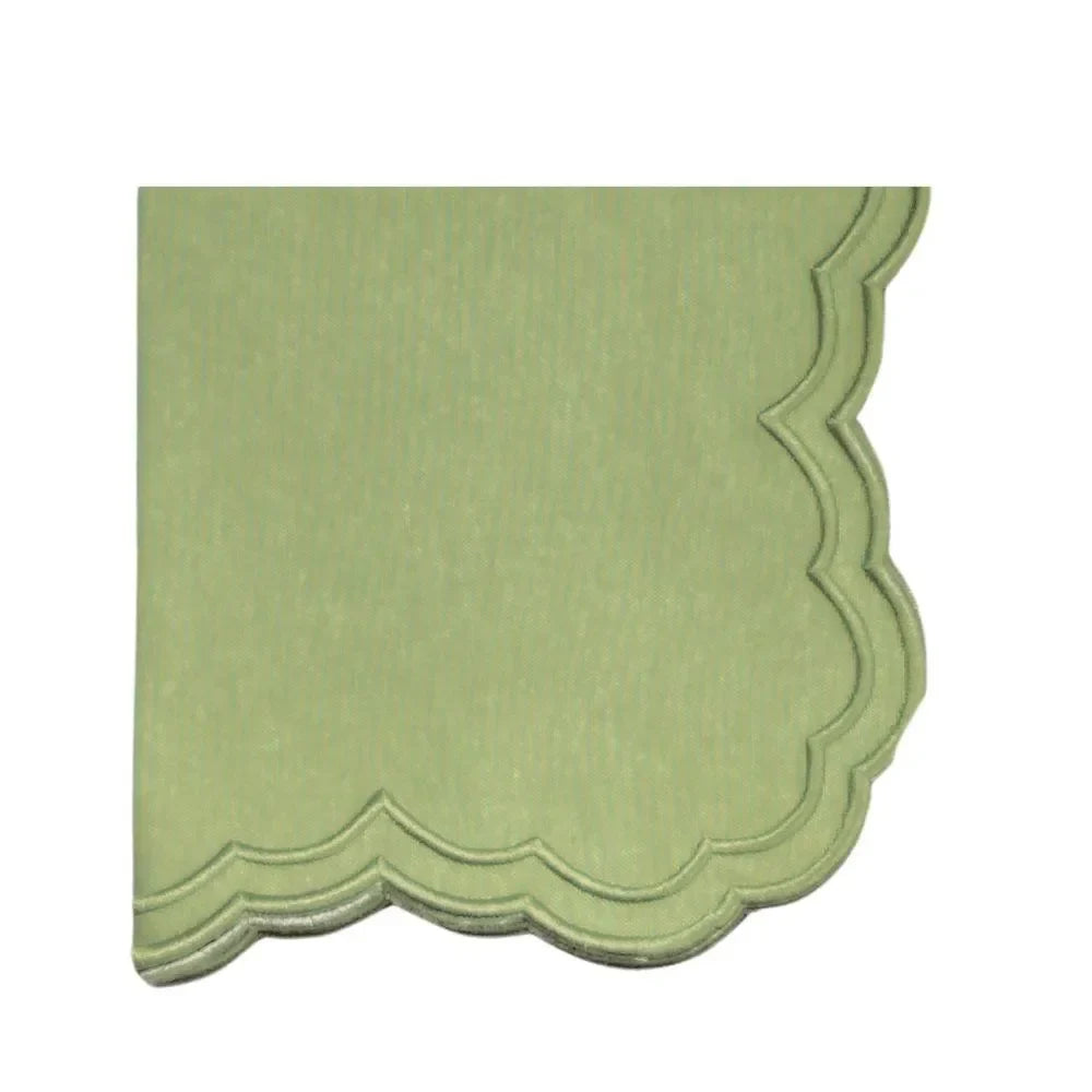 Lillian Cotton Napkin in Sage (Set of 4) - The Mayfair Hall