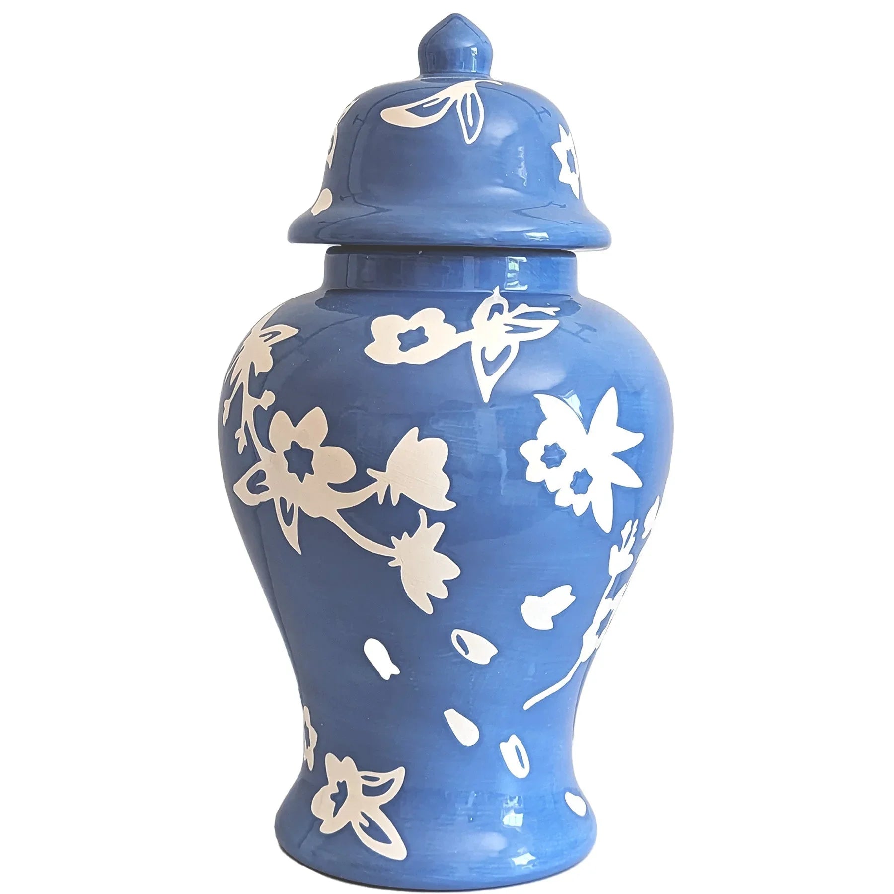 Sakura Ginger Jars in French Blue - The Mayfair Hall