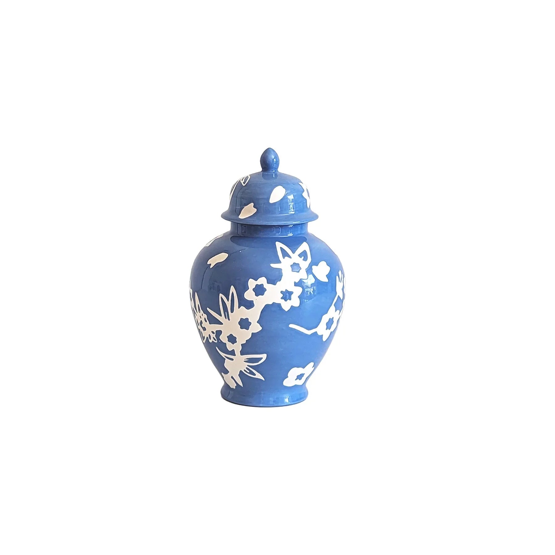 Sakura Ginger Jars in French Blue - The Mayfair Hall