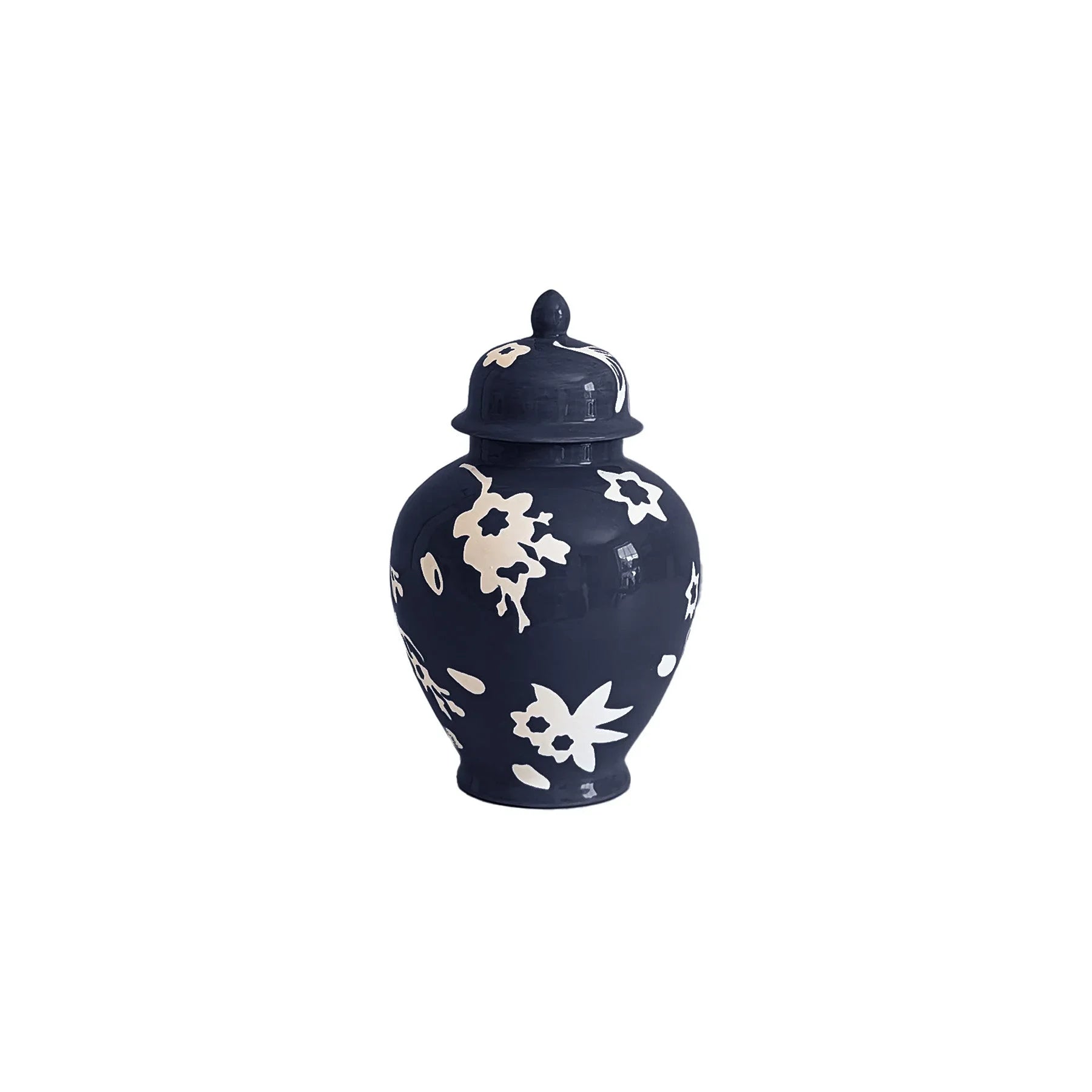 Sakura Ginger Jars in Navy Blue - The Mayfair Hall