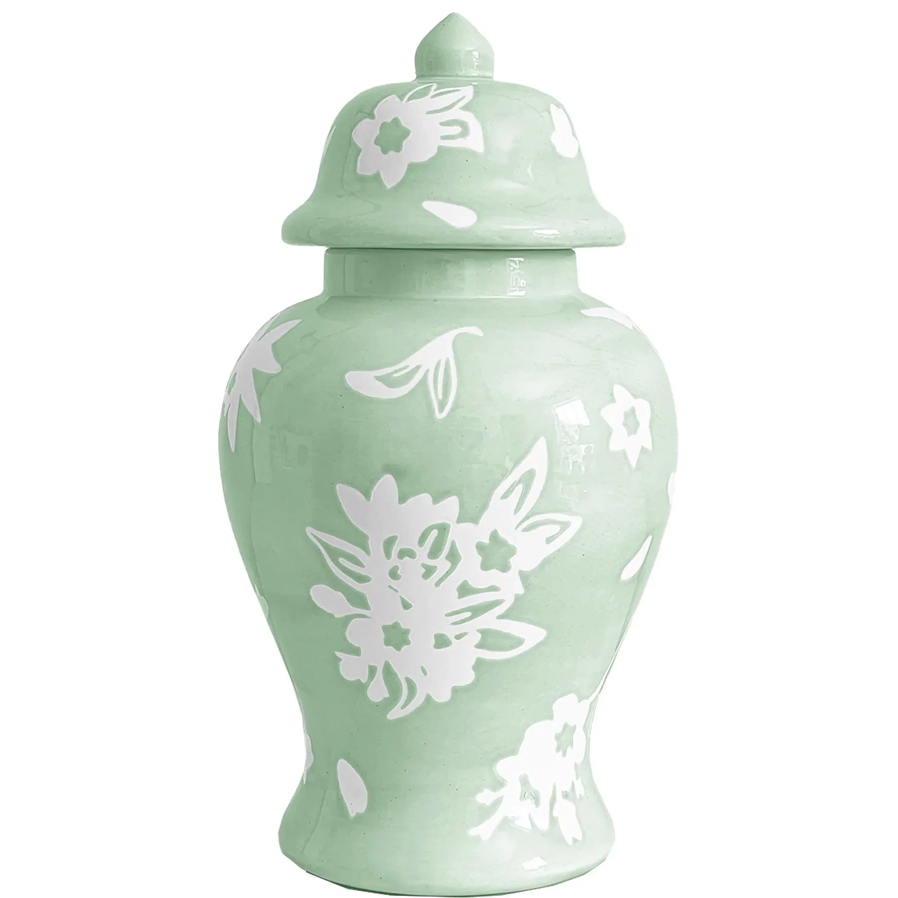 Sakura Ginger Jars in Sea Glass Green - The Mayfair Hall