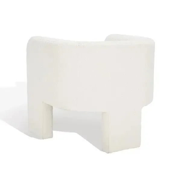 Sammie Boucle Accent Chair in Ivory - The Mayfair Hall